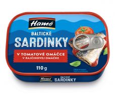 Hamé Baltické sardinky v tomatě 110g