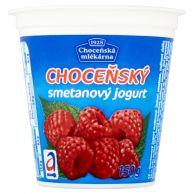 Choceňský smetanový jogurt malina 150g