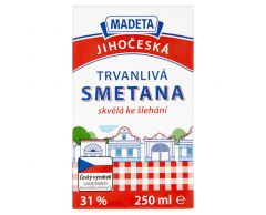 Jihočeské smetana trvanlivá 250ml