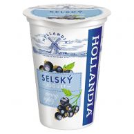 Jogurt selský černý rybíz 200g Hollandia