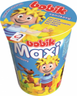 Bobík Maxi smetanový s příchutí Vanilka 130g