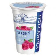 Jogurt selský Hollandia malina 200g