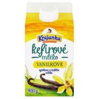 Kefírové mléko vanilka 450g