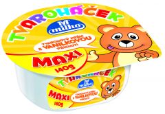 Milko Tvaroháček MAXI vanilkový 130g