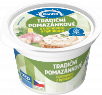 Tradiční pomazánkové česnek-bylinky RANKO 150g