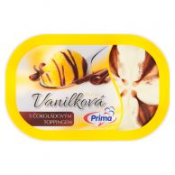 Prima Vanička vanilková příchuť s čokoládovým toppingem 900ml