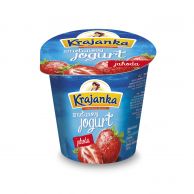 Jogurt Krajanka s příchutí jahoda 150g