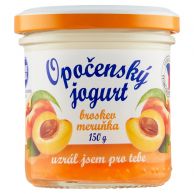 Opočenský jogurt ve skle broskev - meruňka 150g 