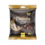 SLADKÁ TEČKA Pralinky z ml. čokolády plněné kakaovým krémem 140g