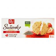 Sušenky jahodové s chia 6ks 120g