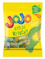 JOJO Kyselé rybičky s ovocnými příchutěmi 80g