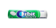 Bonbóny ORBIT Mints Spearmint s příchutí máta 28g