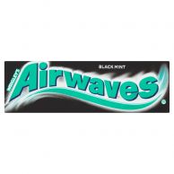 Žvýkačka Airwaves Black Mint s příchutí mentol a anýz 14g
