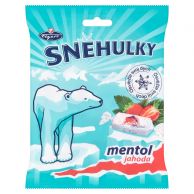 Sněhulky s příchutí mentol-jahoda 90g