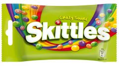 Skittles bonbony Crazy Sours s příchutí ovoce 38g 
