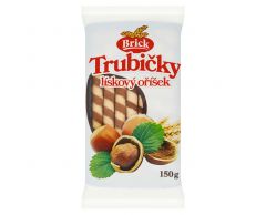 Brick Trubičky lískový oříšek 150g