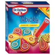 Dr.Oetker Tubičky na zdobení barevné 4ks 76g