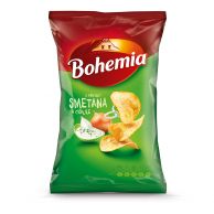 Bohemia Chips s příchutí smetana s cibulí 130g