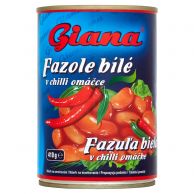 Giana Fazole bílé v chilli omáčce 410g
