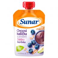 Hero Sunárek kašička jablko a borůvka 120g