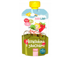 BABYLAND Přesnídávka s jahodami kapsička 120g