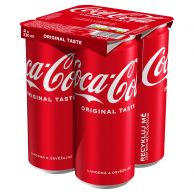Coca-Cola s kolovou příchutí 4x0,33l