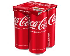 Coca-Cola s kolovou příchutí 4x0,33l