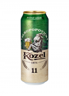 Pivo Kozel 11 sv. ležák 0,5l plech