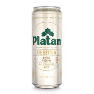 Pivo Platan 10 plech 0,5l