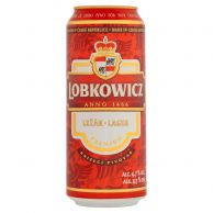 Pivo Lobkowicz ležák 4,7% plech 0,5l