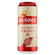 Krušovice 10 500ml plech 