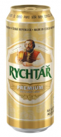 Pivo Rychtář Premium světlý ležák plech 0,5l