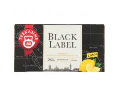 Teekanne Čaj Black Label Lemon 20x1,65g 33g