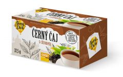 NOVÝ DEN Čaj černý s příchutí citron 37,5g