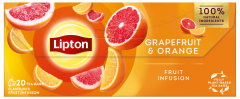 Lipton Čaj ovocný Grep a Pomeranč 20ks 34g