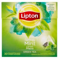 Lipton Čaj Green Intense Mint pyramid 20x1,6g 32g