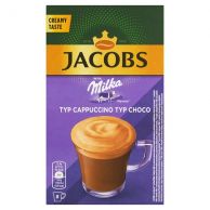 Jacobs inst. Cappuccino s příchutí Milka čokolády (8x15,8g) 126,4g
