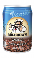 MR. BROWN ledová káva nápoj s vanilkovou přichutí 240ml
