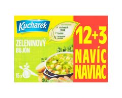 Kuchárek bujon zeleninový 12+3 kostky 150g