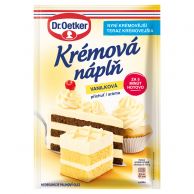 Dr. Oetker Krémová náplň s příchutí vanilka 65g