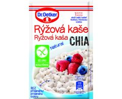 Dr. Oetker Rýžová kaše Natural chia bez lepku 52g