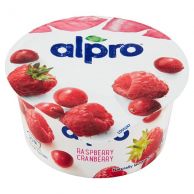 Alpro ferm. sójový výrobek malina/brusinka 150g