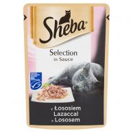 Kapsička kočka Sheba Cuisine losos ve šťávě 85g