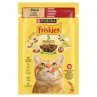 Friskies kapsička kočka s hovězím 85g 