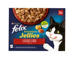 FELIX Kapsička kočka Sensations Jellies Multipack 24x85g