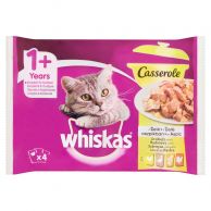 Kapsička kočka Whiskas Casserole drůbeží výb. v želé 4pack 4x85g