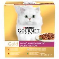Konzerva kočka Gourmet Gold multipack Mix 8x85g