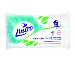 Linteo Vlhčené ubrousky antibakteriální 40ks