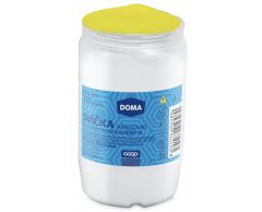 DOMA Svíčka hřbitovní olejová 130g, transparentní