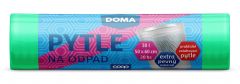 DOMA Pytle na odpad 30l stahovací páska 50x60cm 20ks